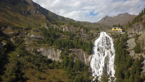 Toce waterfall Video stock 126029463