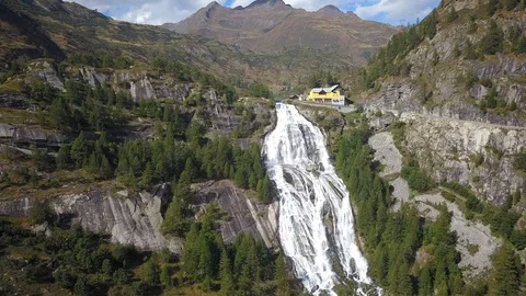 Toce waterfall Video stock 126029568