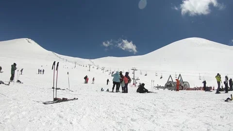 Tochal Ski Resort 動画素材 153402455
