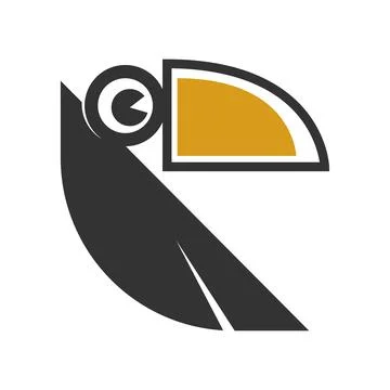Toco Toucan logo icon design illustration Stock Illustration