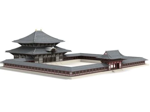 Todaij temple Stock Illustration