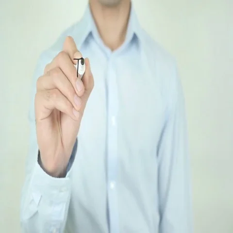 Today Is Always The Best Day, Writing On Transparent Screen Stock Footage