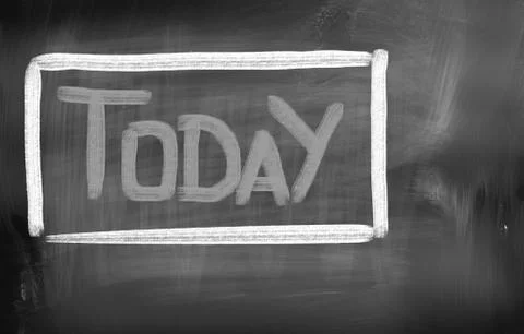 Today concept Stock-Illustration