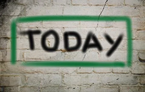 Today concept Stock-Illustration