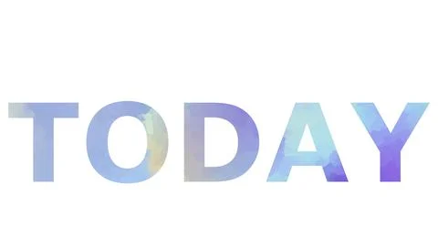 TODAY Stock Illustration