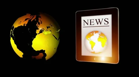 Today news Stock Footage