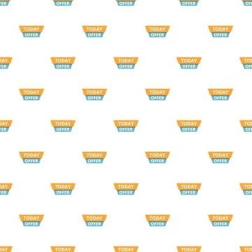 Today offer marketing pattern for retail commerce Stock Illustration