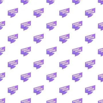 Today offer promotion banner pattern repeating background 스톡 일러스트