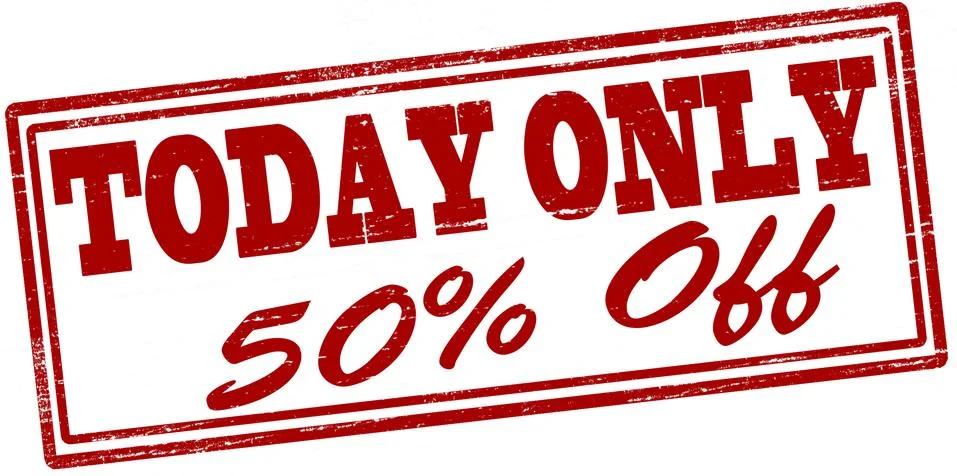 Today only Stock Illustration