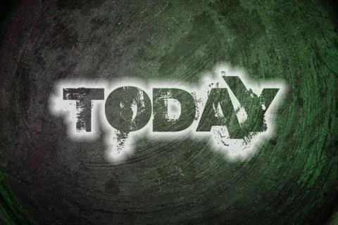Today text on background Stock Illustration