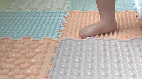 Toddler baby foots on a medical Stock Video Pond5