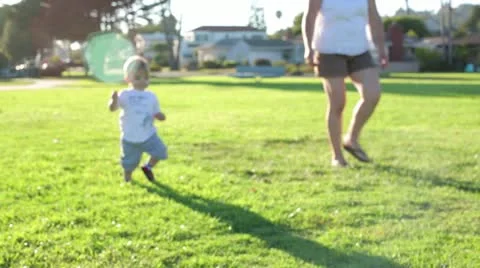 Toddler Walking Toward Camera Stock Footage 11851405