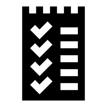 Todo List Vector Icon Design Illustration Stock Illustration