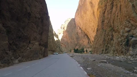 Todra Gorge walking Stock Footage 146786124