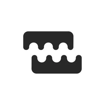 Toe separator color line icon. Isolated vector element. Stock Illustration