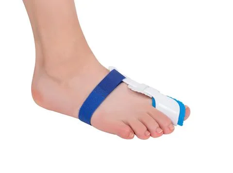 Toe separator on white background Stock Photos