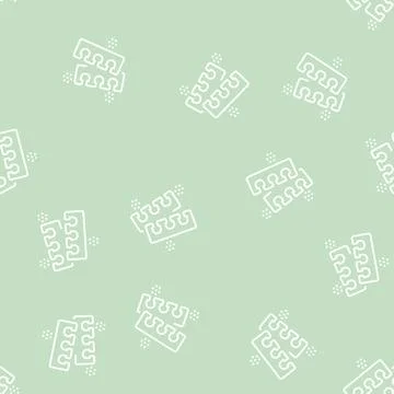Toe splitter for pedicure line seamless pattern Stock Illustration