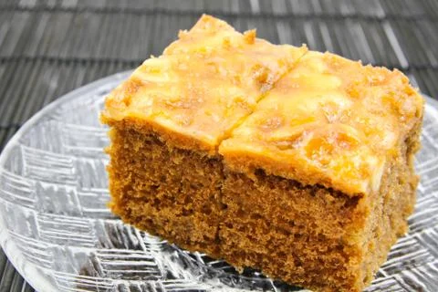 Toffee cake Stock Photos