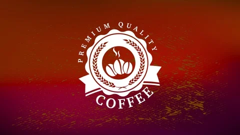 Toffee candy wrapping with coffee beans inside a seal made with a wavy layer and Stock-Footage 128703208