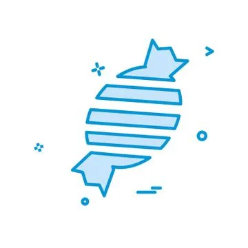 Toffee icon design vector Stock Illustration