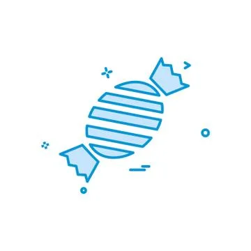 Toffee icon design vector Stock Illustration