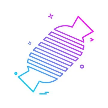 Toffee icon design vector Stock Illustration