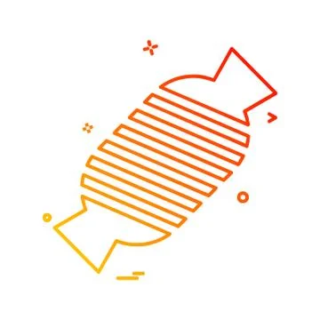 Toffee icon design vector Stock Illustration