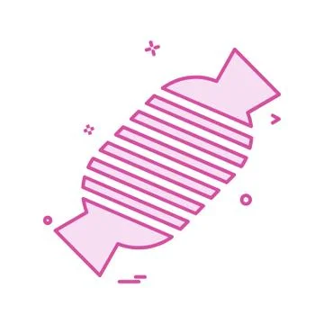 Toffee icon design vector Stock Illustration