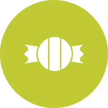 Toffee icon vector image. Stock Illustration