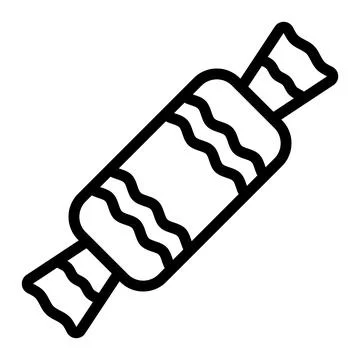 Toffee Vector Icon Design Illustration Stock Illustration