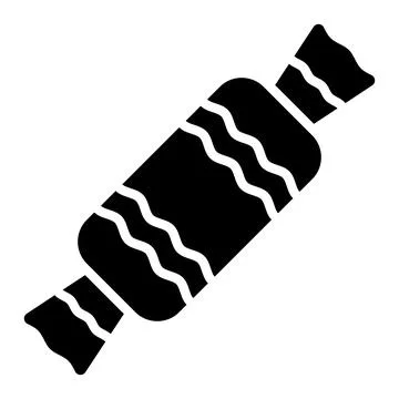 Toffee Vector Icon Design Illustration Stock Illustration