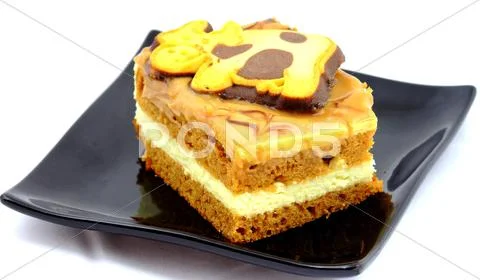 Toffi cake Stock Photos