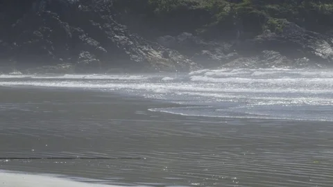 Toffino - BC - Beach Stock Footage 81206474