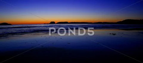 Tofino Sunset 1 2007 Stock Photos