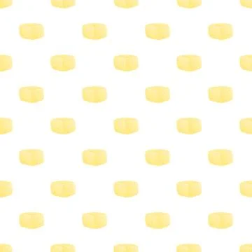 Tofu cube pattern on white background Illustrazione stock