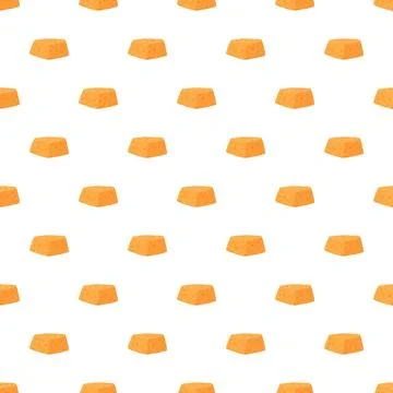 Tofu cube seamless repeating pattern background Illustrazione stock