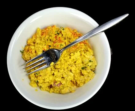 Tofu egg salad Foto stock