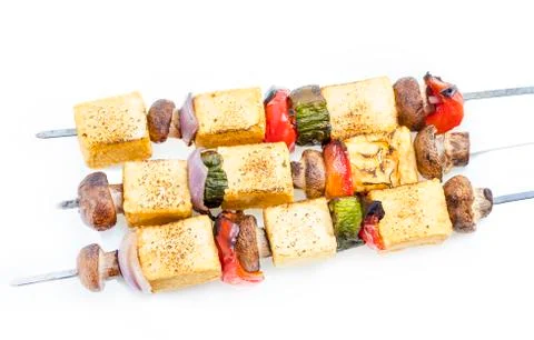 Tofu kebab. Stock Photos