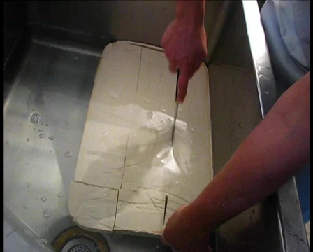 Tofu production Stock Footage 280418