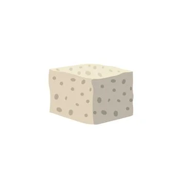 Tofu vector. free space for text. wallpaper. background. Stock Illustration