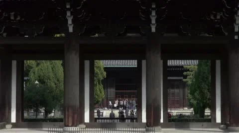 Tofukuji Main Gate Stock Footage 21340489
