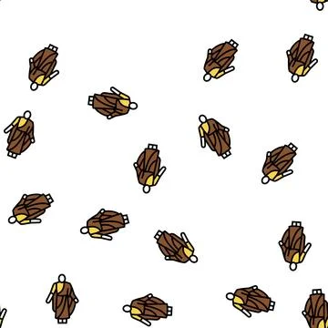 Toga ancient rome vector seamless pattern Stock Illustration