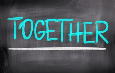Together Concept Stock Illustration