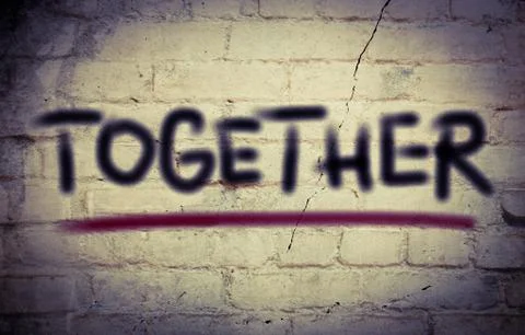 Together Concept Stock-Illustration