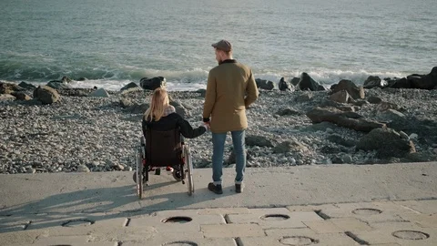 Together despite the difficulty Stock Footage 115126287