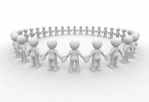 Together Stock Illustration