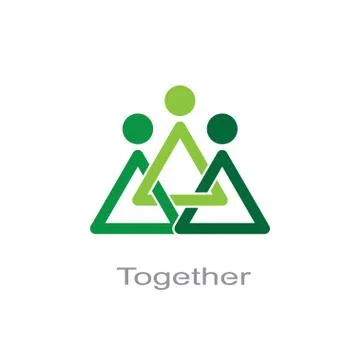 Together Stock Illustration