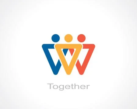 Together Stock Illustration