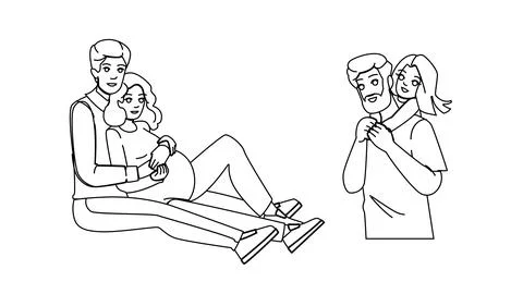 Together parenting classes vector Stock Illustration