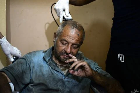 Together to save a human in Egypt, Cairo - 10 Oct 2018 Stock Photos